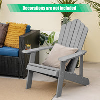 Thumbnail for Weather Resistant HIPS Outdoor Adirondack Chair with Cup Holder - Gallery View 3 of 12