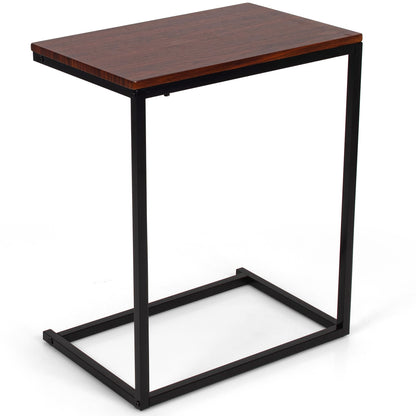 26 Inch Beside Sofa Laptop Holder End Stand Desk, Dark Brown End & Side Tables at Gallery Canada