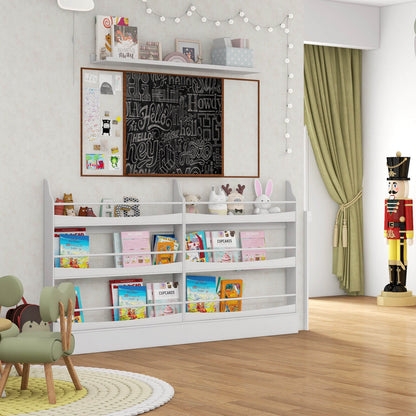 3-Tier Bookshelf with 2 Anti-Tipping Kits for Books and Magazines, White Kids Storage at Gallery Canada