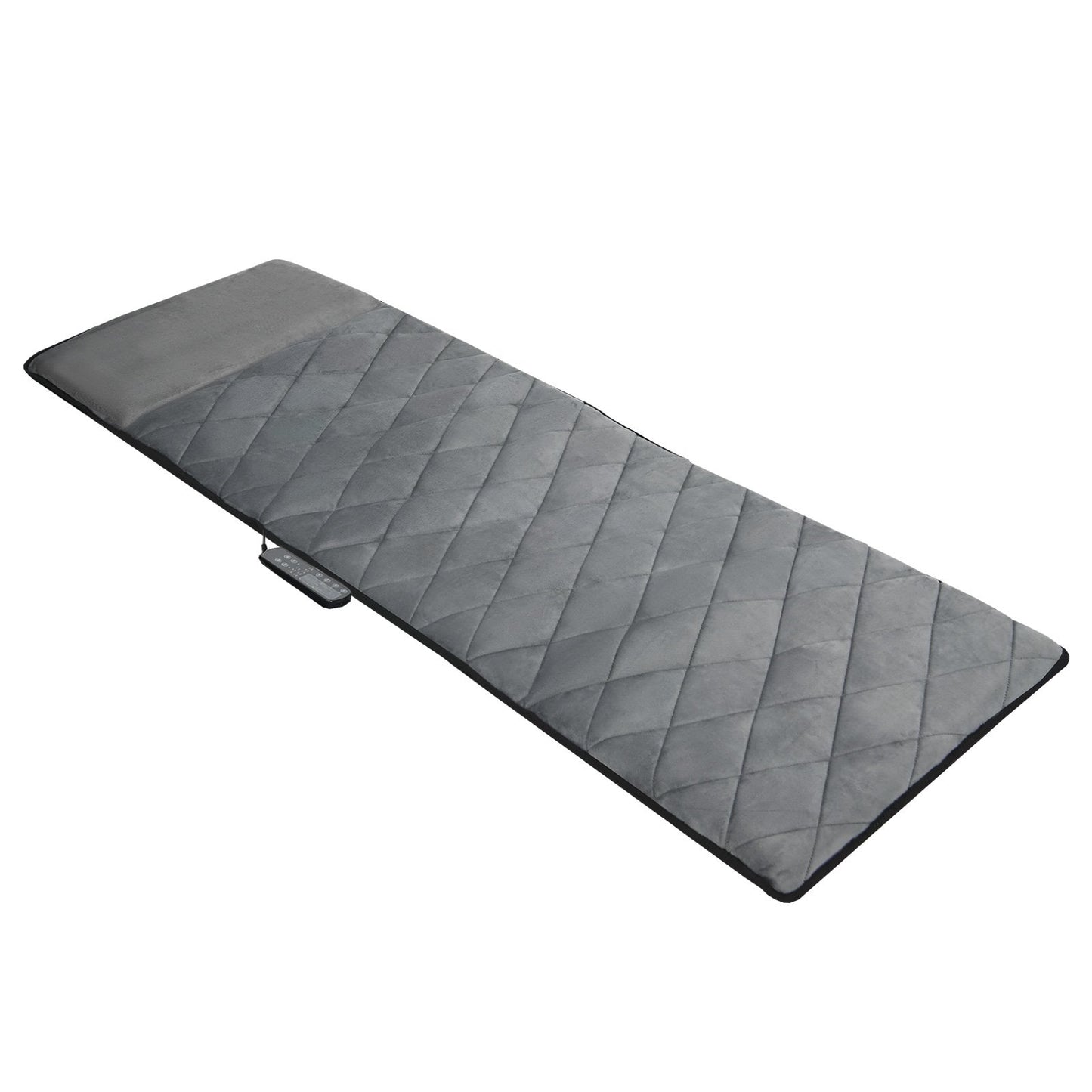 Foldable Mat Full Body Massager with 10 Vibration Motors and 3 Heating Pads, Gray at Gallery Canada
