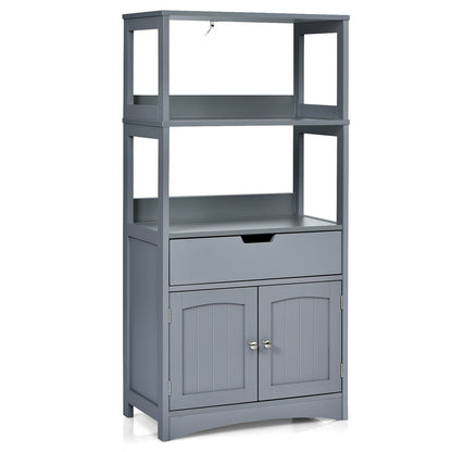 Bathroom Storage Cabinet With Drawer And Shelf, Gray Floor Cabinets Gray at Gallery Canada