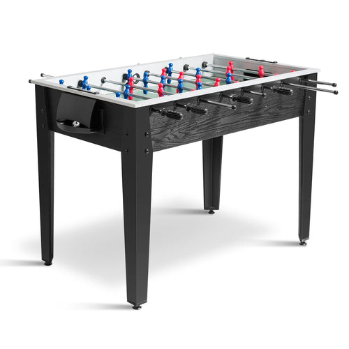 48 Inch Competition Sized Home Recreation Wooden Foosball Table, Black