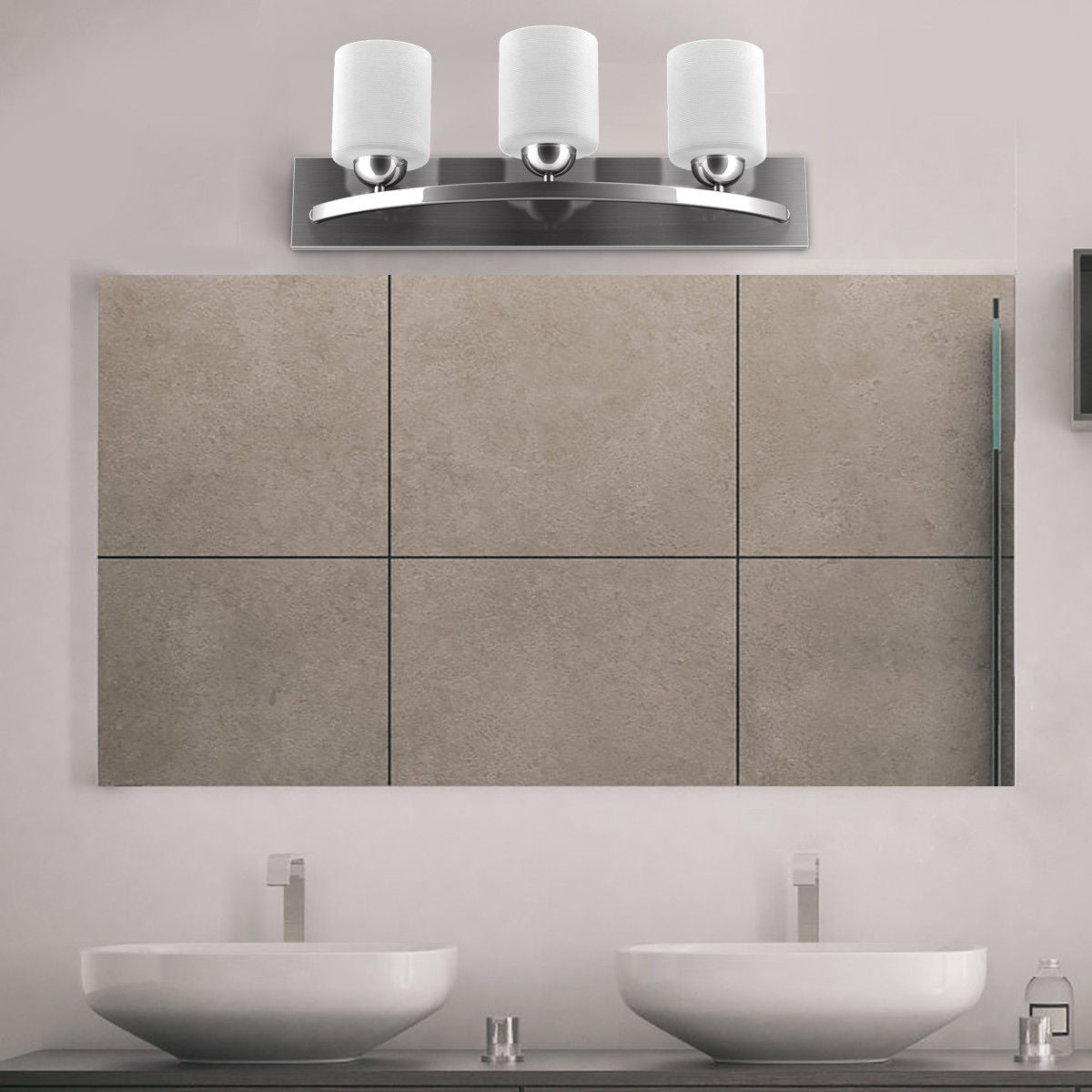Glass Wall Sconce for 3 Bulbs, White Wall Lights at Gallery Canada