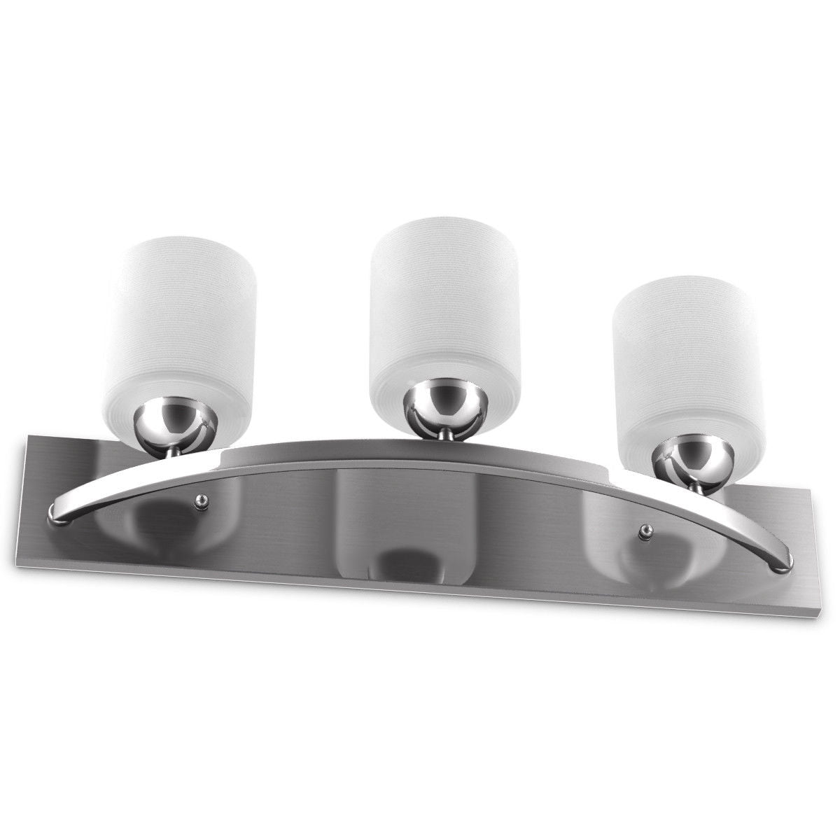 Glass Wall Sconce for 3 Bulbs, White Wall Lights at Gallery Canada
