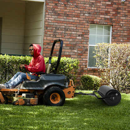 Metal Lawn Roller, Detachable Gripping Handle, Black Lawn Care Tools at Gallery Canada