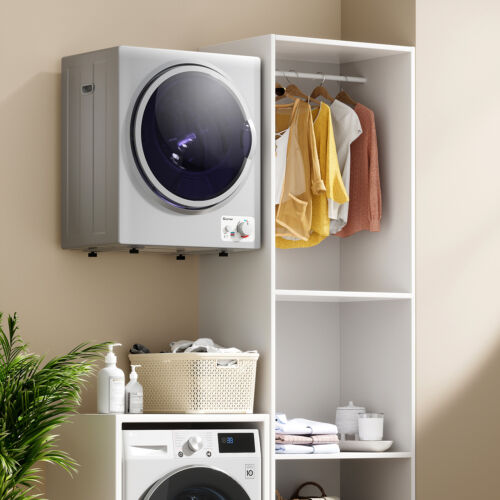 1.5 Cu .ft Clothes Dryer with with Stainless Steel Wall Mount, Silver Dryers at Gallery Canada