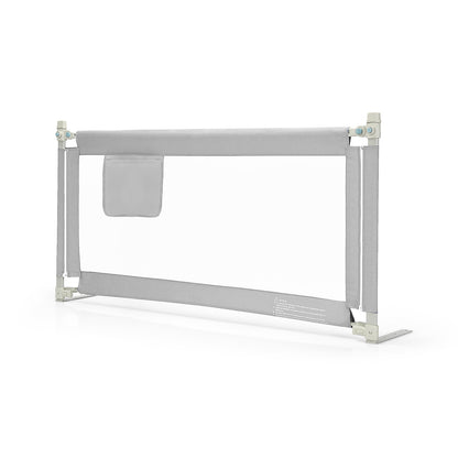 57 Inch Toddler Vertical Lifting Bed Rail Guard, Gray Bed Rails Gray at Gallery Canada
