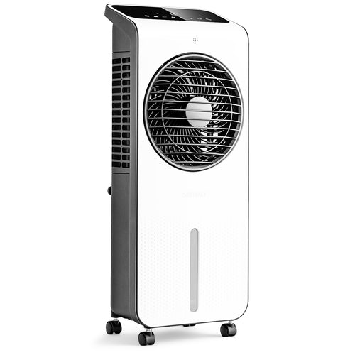 3-In-1 Evaporative Air Cooler, 12H Timer Remote, White