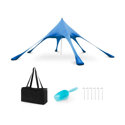 20x20 Feet Beach Canopy Tent, UPF50+ Sun Protection, Blue Canopies at Gallery Canada