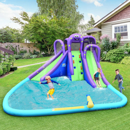 Inflatable Water and Sand Park Mighty Bounce House with Large Pool - Gallery Canada