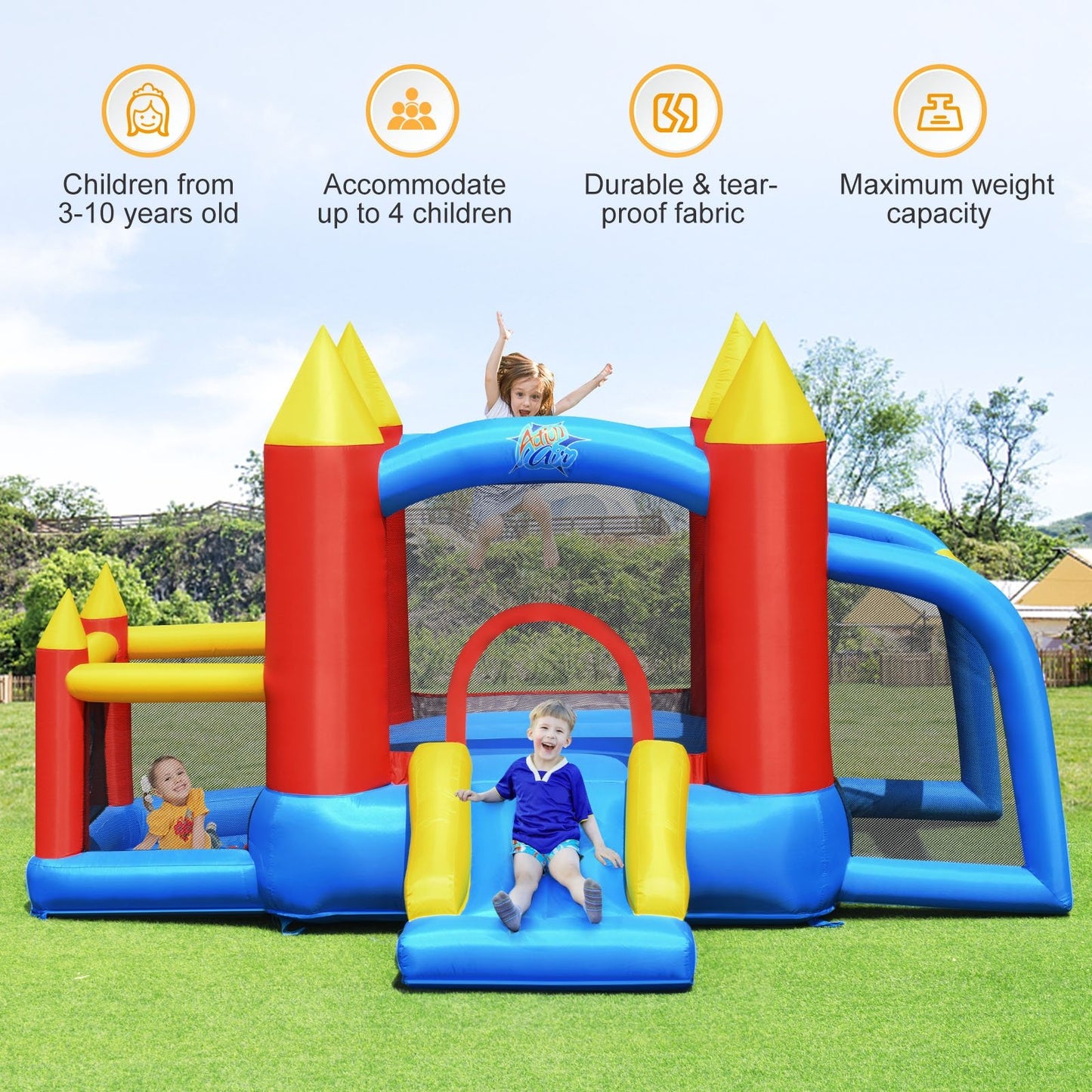 Inflatable Soccer Goal Ball Pit Bounce House Without Blower at Gallery Canada