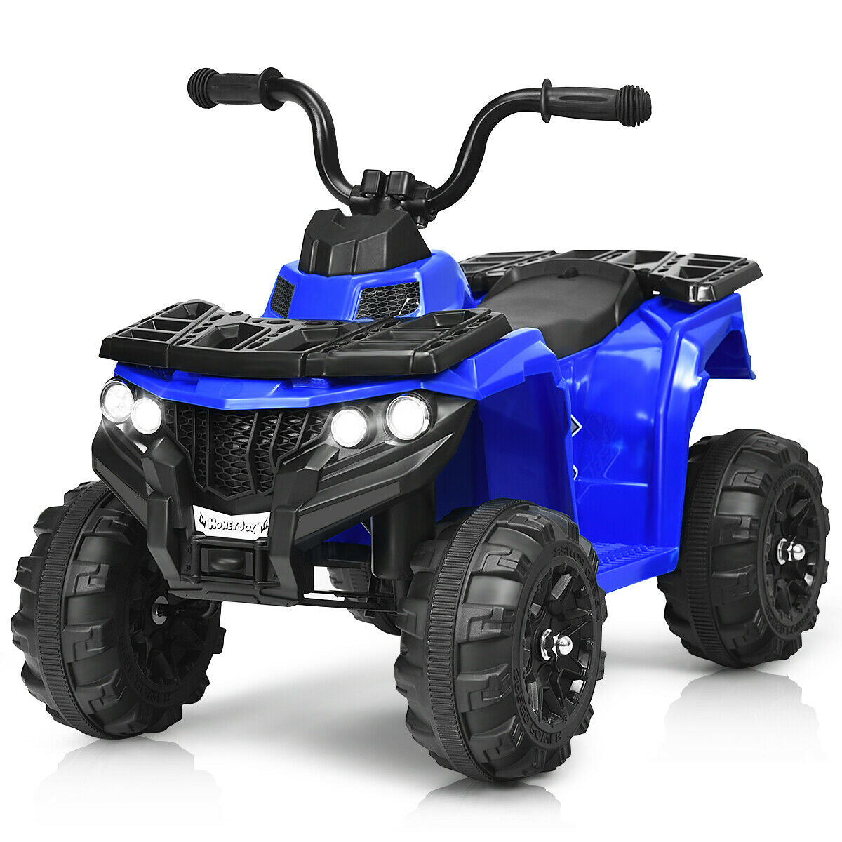 6V Battery Powered Kids Electric Ride on ATV, Blue Powered Ride On Toys Blue at Gallery Canada