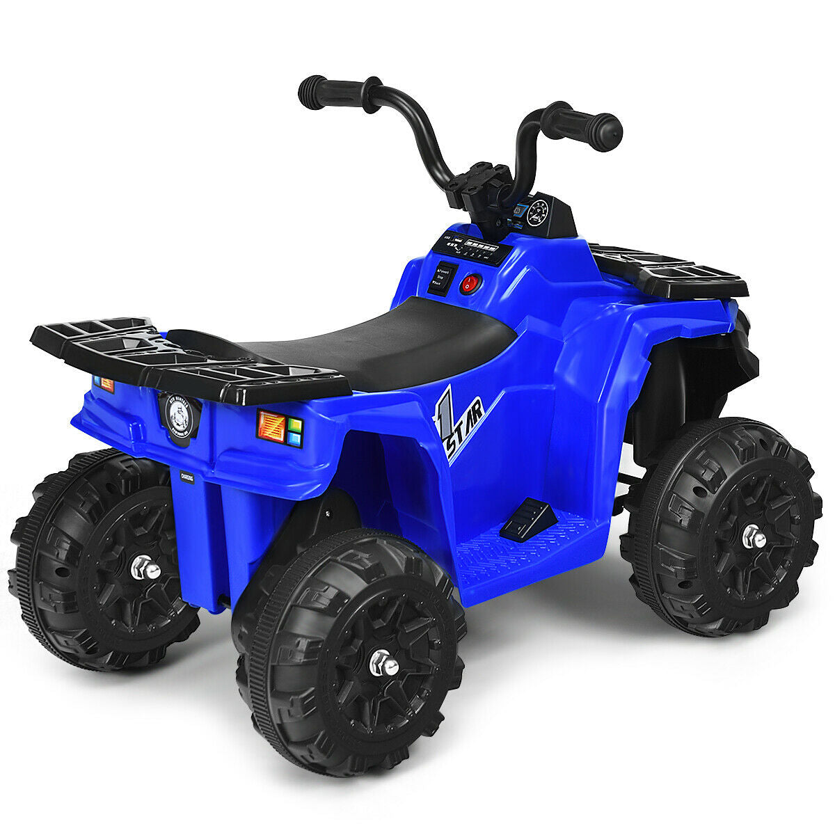6V Battery Powered Kids Electric Ride on ATV, Blue Powered Ride On Toys at Gallery Canada