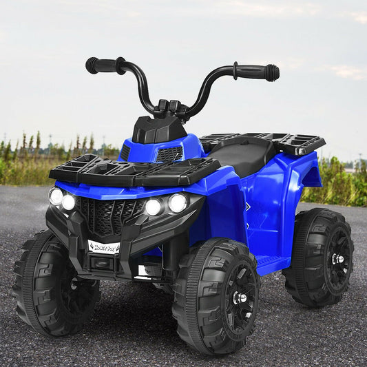 6V Battery Powered Kids Electric Ride on ATV, Blue - Gallery Canada