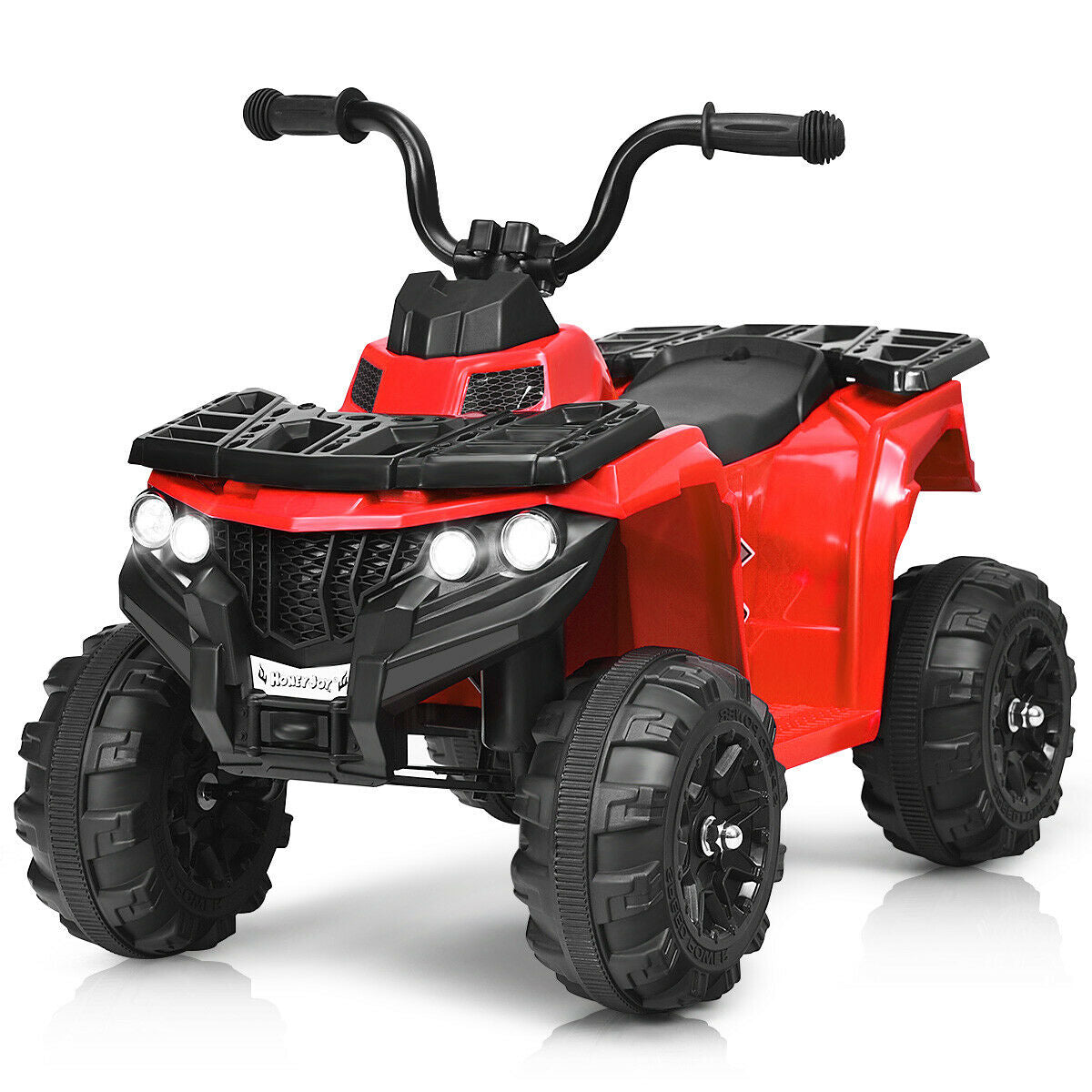 6V Kids Electric Ride On ATV, Red Powered Ride On Toys Red at Gallery Canada