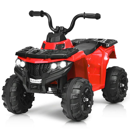 6V Kids Electric Ride On ATV, Red Powered Ride On Toys Red at Gallery Canada