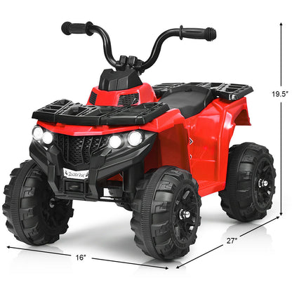 6V Battery Powered Kids Electric Ride on ATV, Red Powered Ride On Toys at Gallery Canada