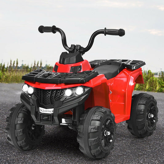 6V Battery Powered Kids Electric Ride on ATV, Red - Gallery Canada