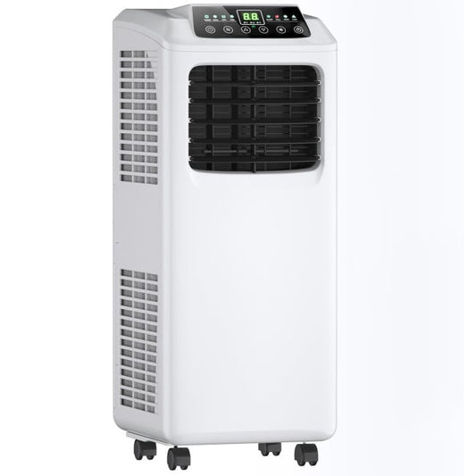 9000 BTU Portable Air Conditioner with Built-in Dehumidifier and Remote Control, Black & White at Gallery Canada