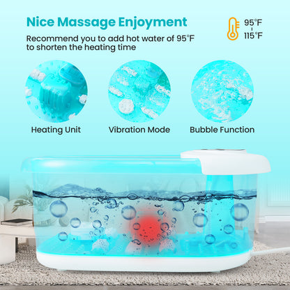 Foot Spa Massager Tub with Removable Pedicure Stone and Massage Beads, Turquoise Foot Massager at Gallery Canada