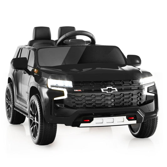 Kids Ride On Car, 12V, 2.4G Remote Control, Black Powered Ride On Toys Black at Gallery Canada