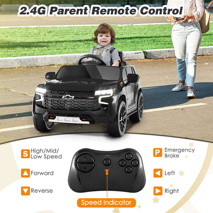 12V Kids Ride on Car with 2.4G Remote Control, Black Powered Ride On Toys at Gallery Canada