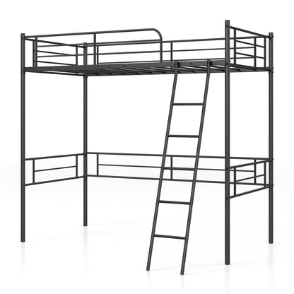 Metal Loft Twin Bed Frame, Black Bunk Bed Frame at Gallery Canada