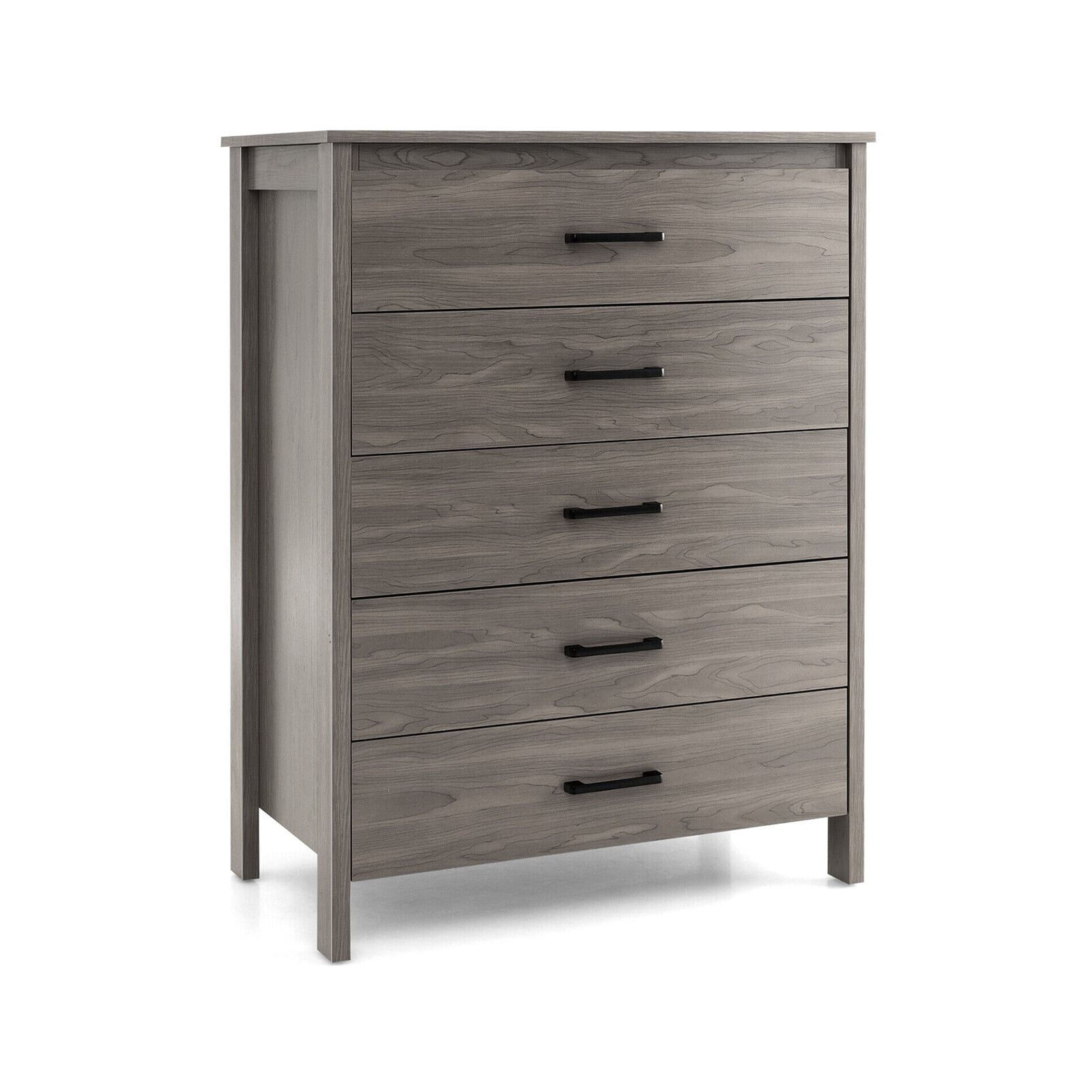 5-Drawer Multipurpose Chest Dresser, Gray Dressers & Chests Gray at Gallery Canada