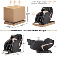 Thumbnail for Enjoyment 13 - 3D SL-Track Full Body Zero Gravity Massage Chair with Thai Stretch - Gallery View 4 of 10