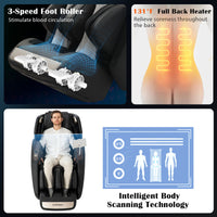 Thumbnail for Enjoyment 13 - 3D SL-Track Full Body Zero Gravity Massage Chair with Thai Stretch - Gallery View 9 of 10