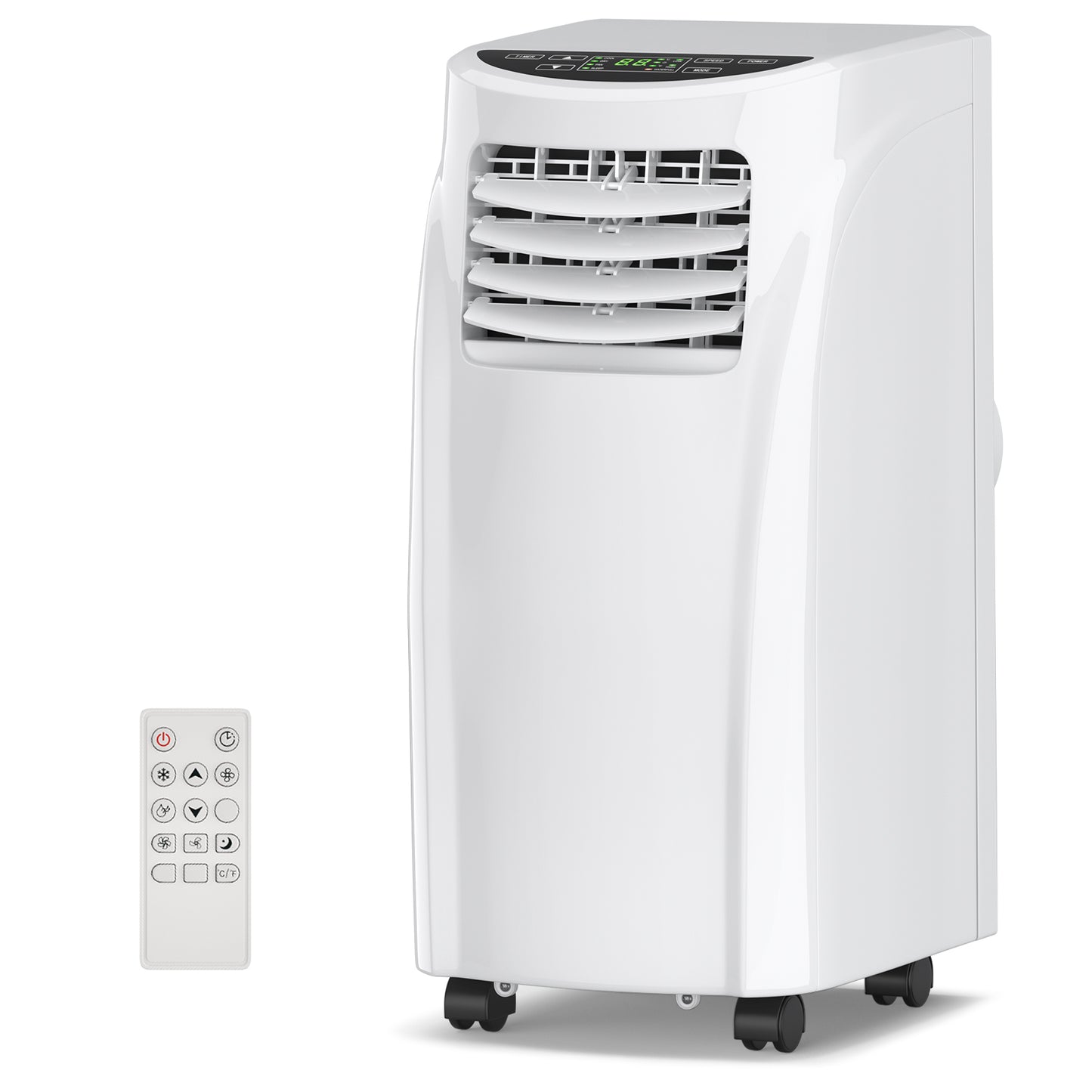 8000 BTU Portable Air Conditioner, Dehumidifier, Sleep Mode, White Portable Air Conditioners at Gallery Canada
