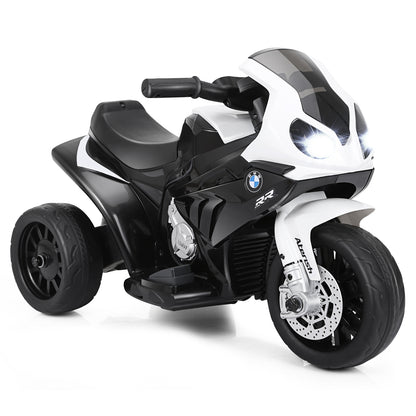 6V Kids 3 Wheel Electric Motorcycle, Black Powered Ride On Toys Black at Gallery Canada