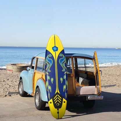 6 Feet Surfboard with 3 Detachable Fins, Yellow Surfing at Gallery Canada
