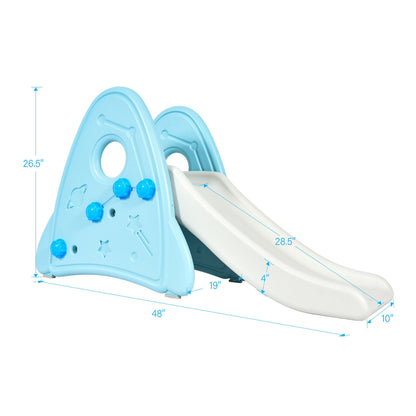 Freestanding Baby Slide Indoor First Play Climber Slide Set for Boys Girls, Blue Climbers & Slides at Gallery Canada
