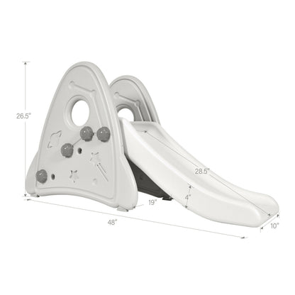 Freestanding Baby Slide Indoor First Play Climber Slide Set for Boys Girls, Gray Climbers & Slides at Gallery Canada