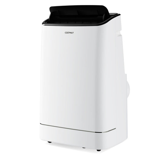 15000 BTU Portable Air Conditioner with Heat and Auto Swing, White at Gallery Canada