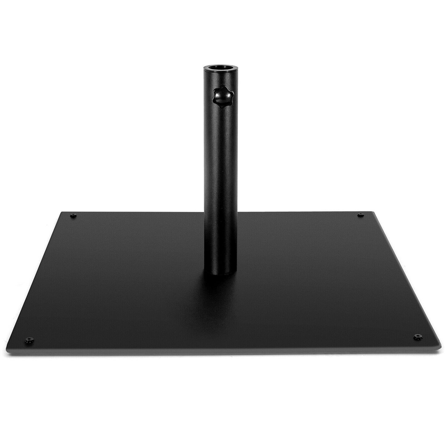 42 LBS Weighted 25 Inch Square Patio Umbrella Base Outdoor Umbrella Bases Black at Gallery Canada