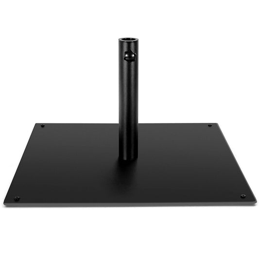 42 LBS Weighted 25 Inch Square Patio Umbrella Base Outdoor Umbrella Bases Black at Gallery Canada