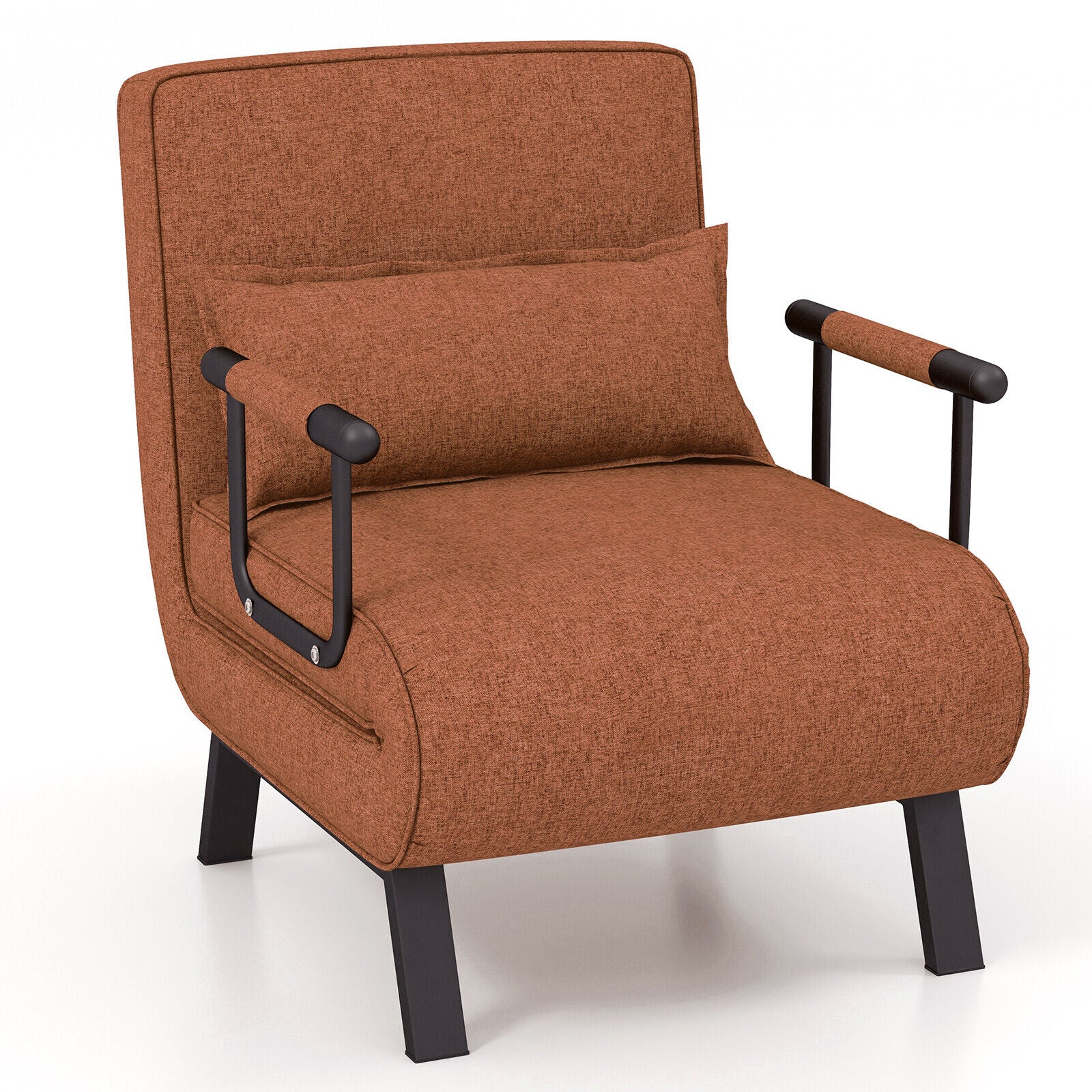Folding 6 Position Convertible Sleeper Bed Armchair Lounge Couch Accent Chairs at Gallery Canada