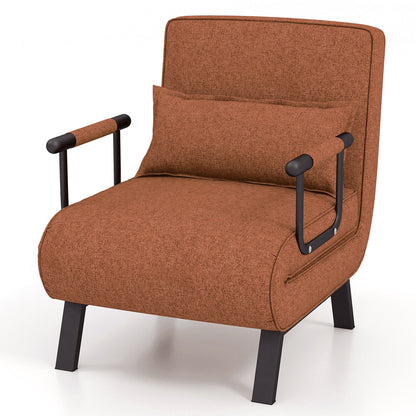 Folding 6 Position Convertible Sleeper Bed Armchair Lounge Couch Accent Chairs at Gallery Canada