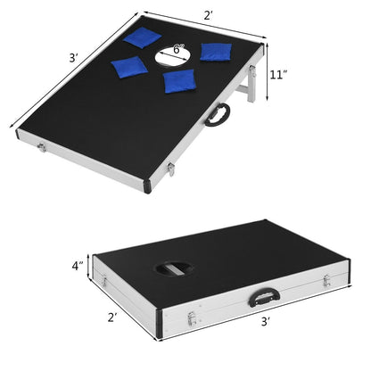 Cornhole Set with Foldable Design and Side Handle - Gallery Canada