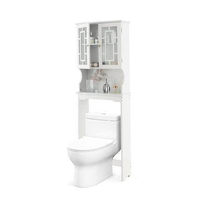 Bathroom Spacesaver Over the Toilet Door Storage Cabinet, White - Gallery Canada