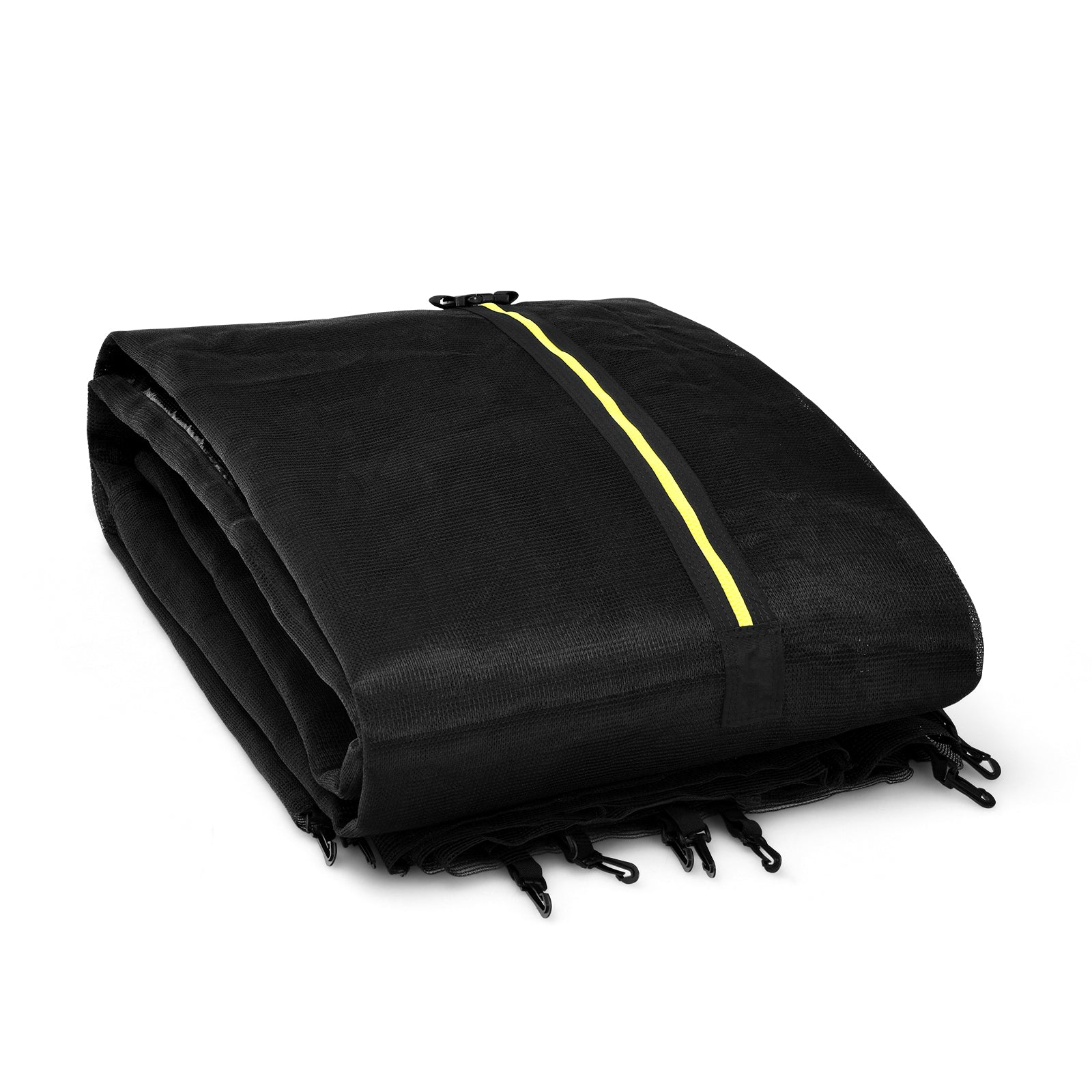 Trampoline Replacement Protection Enclosure Net with Zipper-12 ft, Black Trampoline Accessories Black at Gallery Canada