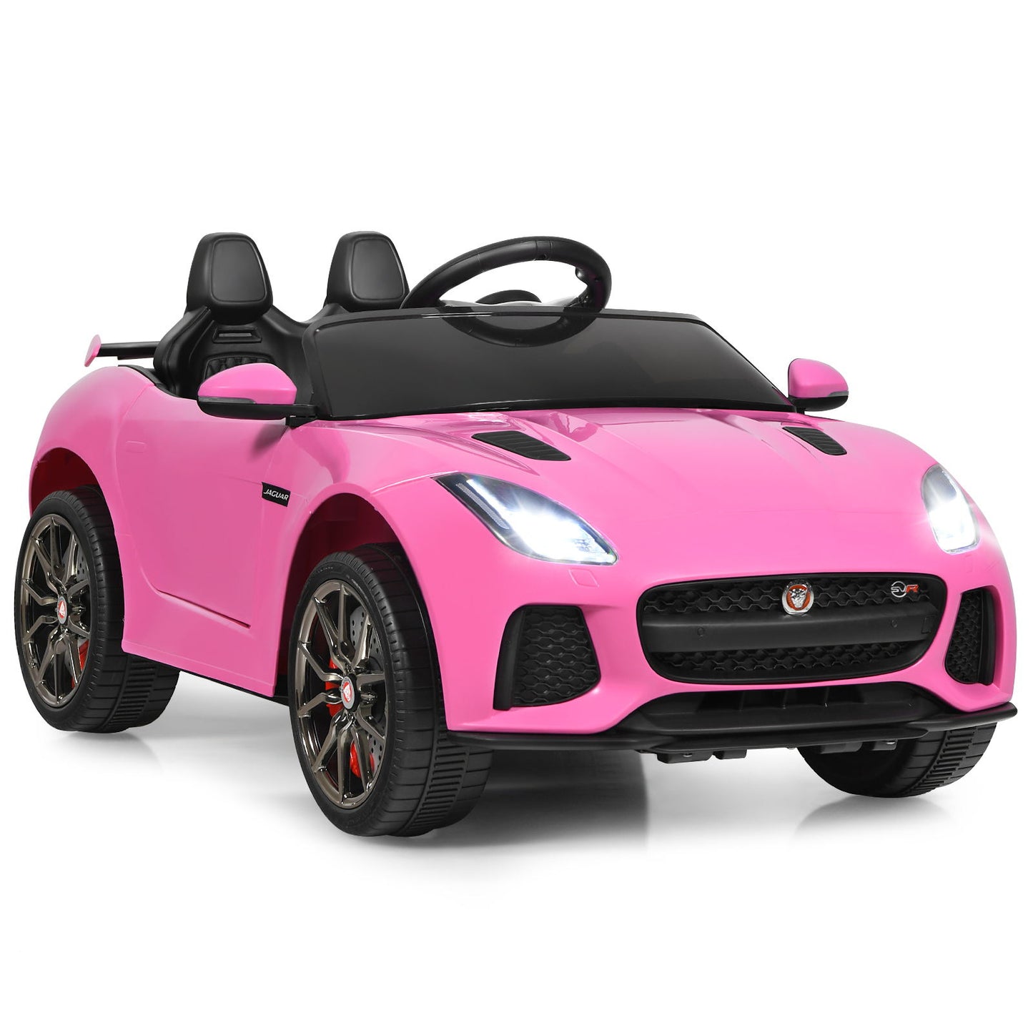 12V Jaguar F-Type SVR Licensed Kids Ride On Car, Pink Powered Ride On Toys at Gallery Canada