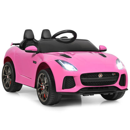 12V Jaguar F-Type SVR Kids Ride On Car, Pink Powered Ride On Toys Pink at Gallery Canada