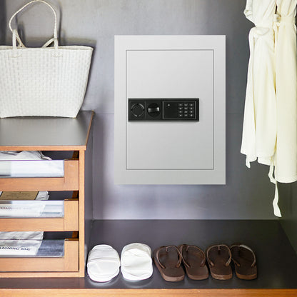 Digital Flat Recessed Wall Safe Security Lock Gun Cash Box, White Safe Box at Gallery Canada