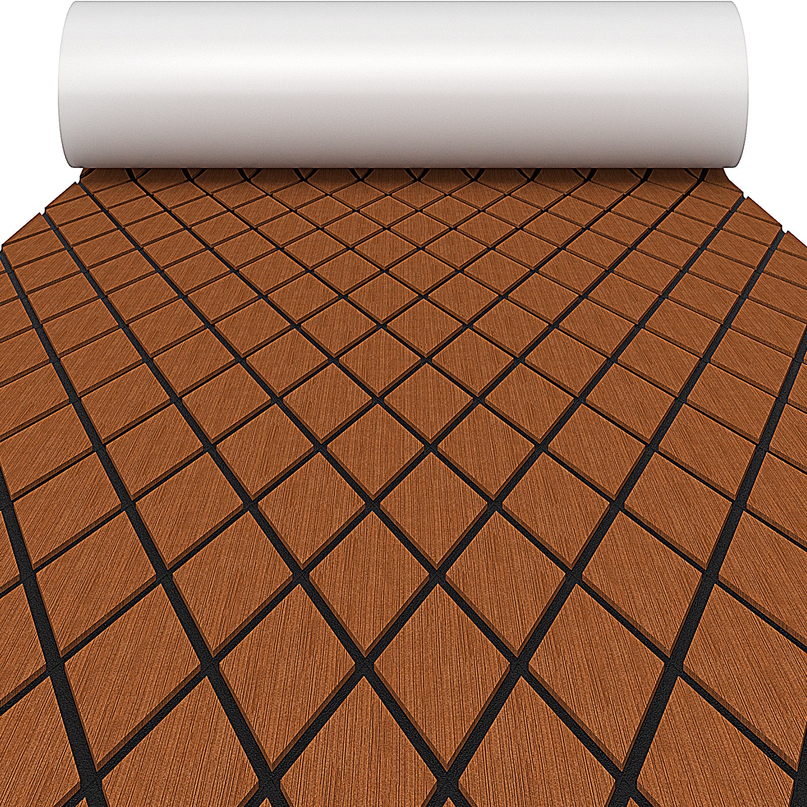 EVA Foam Boat Decking Sheet with Diamond Shape for Boat Surfboard, Brown Surfing at Gallery Canada