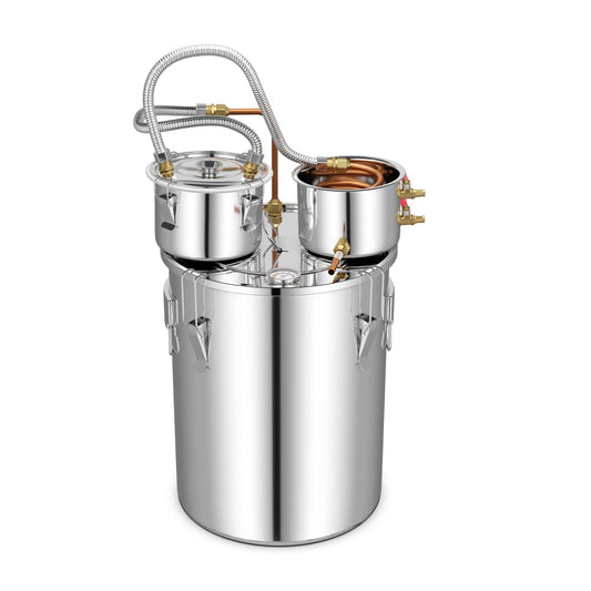 5/10 Gal 22/38 L Water Alcohol Distiller for DIY Whisky-10 Gal, Silver at Gallery Canada