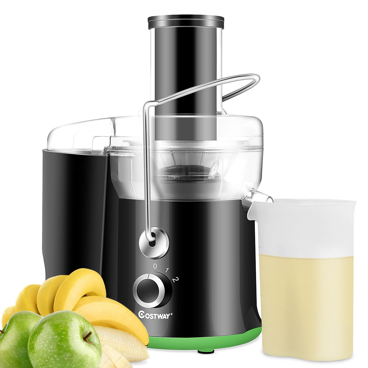2 Speed Wide Mouth Fruit and Vegetable Centrifugal Electric Juicer, Black Juicers & Coffee Machines at Gallery Canada