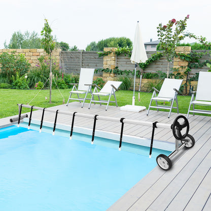 18 Feet Aluminum In-Ground Swimming Pool Cover Reel, Silver Swimming Pools at Gallery Canada